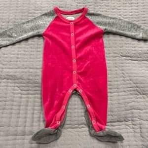 Frenchie plush onesie size newborn